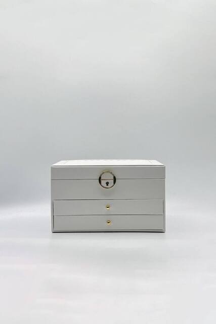 SVNX Women's Jewellery Storage Box in White - image 1
