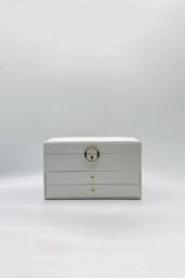 SVNX Women's Jewellery Storage Box in White - thumbnail 1