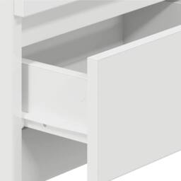 Berkfield Home Bedside Cabinets 2 pcs with 2 Drawers White 40x33x60 cm - Size: 40 x 33 x 60 cm - thumbnail 9