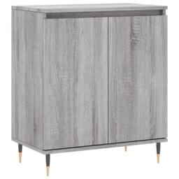 Berkfield Home Sideboard Grey Sonoma 60x35x70 cm Engineered Wood - Size: 60 x 35 x 70 cm - thumbnail 1