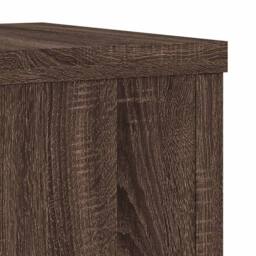 Berkfield Home Plant Stands 2 pcs Brown Oak 20x20x30 cm Engineered Wood - Size: 20 x 20 x 30 cm - thumbnail 8