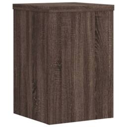 Berkfield Home Plant Stands 2 pcs Brown Oak 20x20x30 cm Engineered Wood - Size: 20 x 20 x 30 cm - thumbnail 4