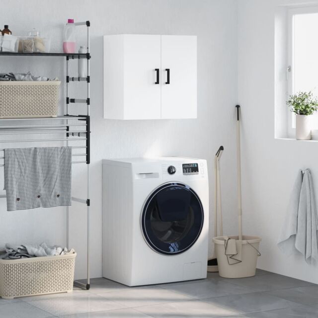 Berkfield Home Wall Cabinet White 60x31x60 cm Engineered Wood - Size: 60 x 31 x 60 cm - image 1