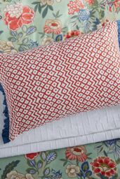 Sanderson 'Emperor Peony' Cushion 40X60cm in Green - Size: 40X60 cm - thumbnail 2