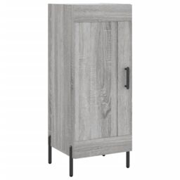 Berkfield Home Highboard Grey Sonoma 34.5x34x180 cm Engineered Wood - thumbnail 5