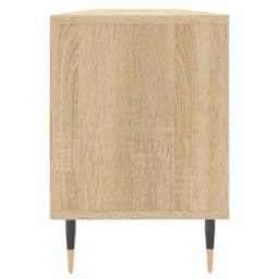 Berkfield Home TV Cabinet Sonoma Oak 150x30x44.5 cm Engineered Wood in Light Tan - thumbnail 7
