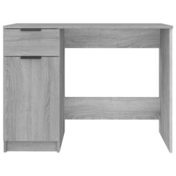 Berkfield Home Desk Grey Sonoma 100x50x75 cm Engineered Wood - Size: 100 x 50 x 75 cm - thumbnail 6
