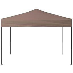 Berkfield Home Folding Party Tent Taupe 3x3 m in Beige - thumbnail 3