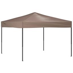 Berkfield Home Folding Party Tent Taupe 3x3 m in Beige - thumbnail 2