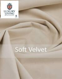 Luxury Living Triple Woven Blackout Velvet Diamante Ring Top Curtains in Cream - Size: 117 cm width x 229 cm drop - thumbnail 5