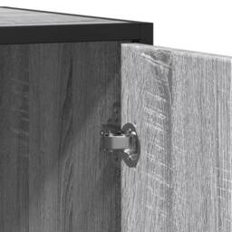 Berkfield Home Sideboard Grey Sonoma 134x35x76 cm Engineered Wood - Size: 134 x 35 x 76 cm - thumbnail 8