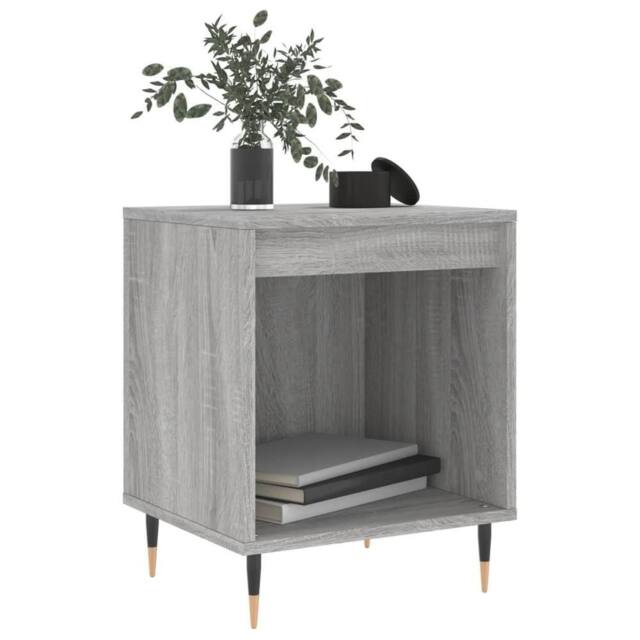 Berkfield Home Modern Bedside Cabinets 2 pcs Grey Sonoma 40x35x50 cm Engineered Wood - Size: 40 x 35 x 50 cm - image 1