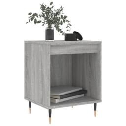 Berkfield Home Modern Bedside Cabinets 2 pcs Grey Sonoma 40x35x50 cm Engineered Wood - Size: 40 x 35 x 50 cm - thumbnail 1