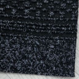 runrug Hallway Carpet Runner Rug - Hardwearing & Durable, 7mm - 'Aztec' in Black - Size: 80 cm x 360 cm - thumbnail 2