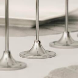 Marco Paul 3 Pack Silver Taper Candle Holder - Size: 500g - thumbnail 5