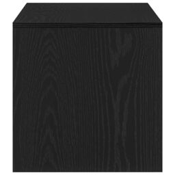 Berkfield Home TV Cabinet Black Oak 100x40x40 cm Engineered Wood - Size: 100 x 40 x 40 cm - thumbnail 6