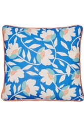 Fusion 'Luna' Outdoor Water & UV Resistant Garden Filled Bench Cushion in Duck Egg Blue - Size: 43 cm x 43 cm - thumbnail 3