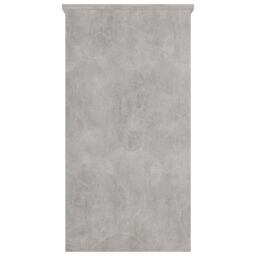Berkfield Home Desk Concrete Grey 80x40x75 cm Engineered Wood - Size: 80 x 40 x 75 cm - thumbnail 4