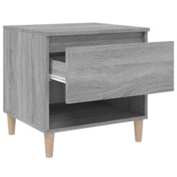 Berkfield Home Bedside Tables 2 pcs Grey Sonoma 50x46x50 Engineered Wood - thumbnail 7