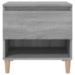 Berkfield Home Bedside Tables 2 pcs Grey Sonoma 50x46x50 Engineered Wood - thumbnail 5