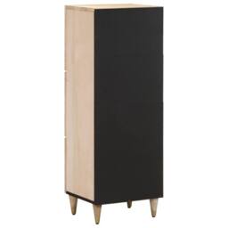 Berkfield Home Highboard 40x33x110 cm Solid Wood Mango in Brown - Size: 40 x 33 x 110 cm - thumbnail 5