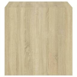 Berkfield Home Wall Cabinets 2 pcs Sonoma Oak 37x37x37 cm Engineered Wood in Light Oak - Size: 37 x 37 x 37 cm - thumbnail 9