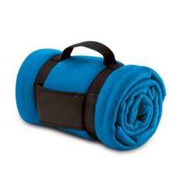 SOL'S Stavenger Fleece Plaid Blanket in Blue