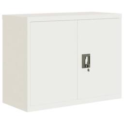 Berkfield Home File Cabinet White 90x40x110 cm Steel - Size: 90 x 40 x 110 cm - thumbnail 7