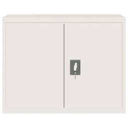 Berkfield Home File Cabinet White 90x40x110 cm Steel - Size: 90 x 40 x 110 cm - thumbnail 8