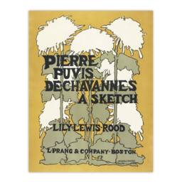 "Artery8 Pierre Puvis De Chavannes A Sketch Vintage Wall Art Print Reed in Yellow - Size: W24"" x H32""" - thumbnail 1