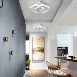 FLAVORA 3 Color Dimmable LED Ceiling Light Flush Mount Lamp in White - thumbnail 4