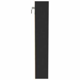 Berkfield Home Vitrine Cabinet Black 100x8.5x50 cm Engineered Wood - thumbnail 5