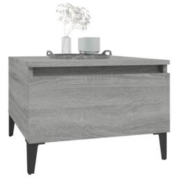 Berkfield Home Side Table Grey Sonoma 50x46x35 cm Engineered Wood - Size: 50 x 46 x 35 cm - thumbnail 4