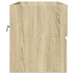 Berkfield Home Sink Cabinet Sonoma Oak 80x38.5x45 cm Engineered Wood - thumbnail 5
