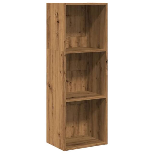 Berkfield Home Bookcase Artisian Oak 40x30x114 cm Engineered Wood in Brown - Size: 40 x 30 x 114 cm - image 1