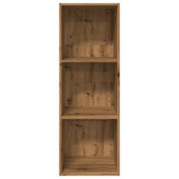 Berkfield Home Bookcase Artisian Oak 40x30x114 cm Engineered Wood in Brown - Size: 40 x 30 x 114 cm - thumbnail 4