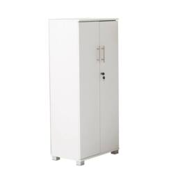 FLAVORA Storage Cabinet 2-Door Locking Office Filing Cabinet in White - Size: 0.6m2 - thumbnail 5