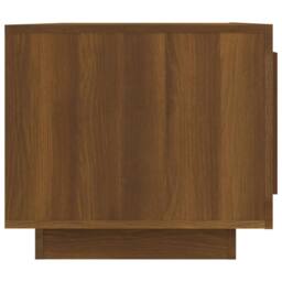 Berkfield Home Decorative Coffee Table Brown Oak 102x50x45 cm Engineered Wood - Size: 102 x 50 x 45 cm - thumbnail 7