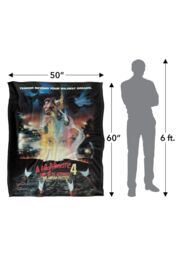 Nightmare On Elm Street A Blanket, 152x127 cm 4 Poster Silky Touch Super Soft Throw Blanket in White - thumbnail 5