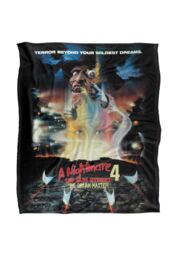 Nightmare On Elm Street A Blanket, 152x127 cm 4 Poster Silky Touch Super Soft Throw Blanket in White - thumbnail 1