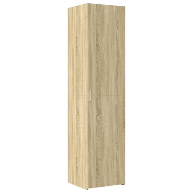 Berkfield Home Highboard Sonoma Oak 45x42.5x185 cm Engineered Wood in Brown - image 1