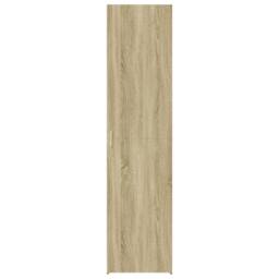 Berkfield Home Highboard Sonoma Oak 45x42.5x185 cm Engineered Wood in Brown - thumbnail 4