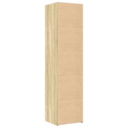 Berkfield Home Highboard Sonoma Oak 45x42.5x185 cm Engineered Wood in Brown - thumbnail 6
