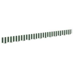 Berkfield Home Awning Valance for 2.5 m Frame Green & White 2.3x0.2 m - thumbnail 2
