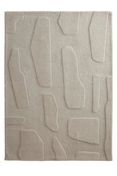 Origins Sculptured Stone Oatmeal in Beige - Size: 120 cm x 170 cm - thumbnail 2
