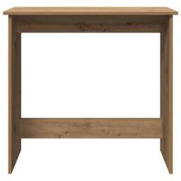 Berkfield Home Decorative Desk Artisan Oak 80x40x75 cm Engineered Wood in Brown - Size: 80 x 40 x 75 cm - thumbnail 4