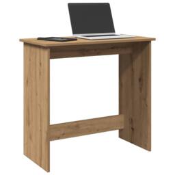 Berkfield Home Decorative Desk Artisan Oak 80x40x75 cm Engineered Wood in Brown - Size: 80 x 40 x 75 cm - thumbnail 2