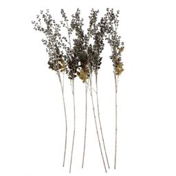 Leaf Pack of 6 x 85cm Artificial Dark Berry Stem in Purple - Size: 6 x 85 cm - thumbnail 3
