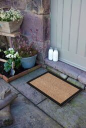 Artsy Mats Trendy Framed Border Doormat in Black - Size: 40 cm x 60 cm - thumbnail 5