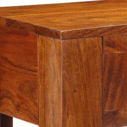 Berkfield Home Console Table 80x35x75 cm Solid Wood Acacia in Brown - Size: 80 x 35 x 75 cm - thumbnail 5